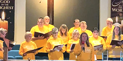 Choir performs the 2022 Christmas Cantata
