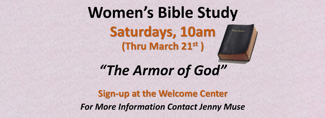Emmanuel Baptist Church Carthage - Women's Bible Study - Every Saturday at 10am now through March 21st. See Jenny Muse for Details - Sign-up at the Welcome Center